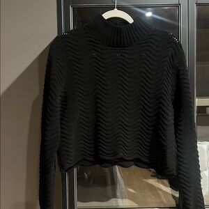 Zara Black Turtleneck Sweater
